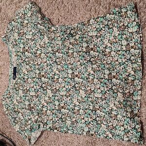 GapKids Floral Print Short Sleeve Top – Size XL (12)